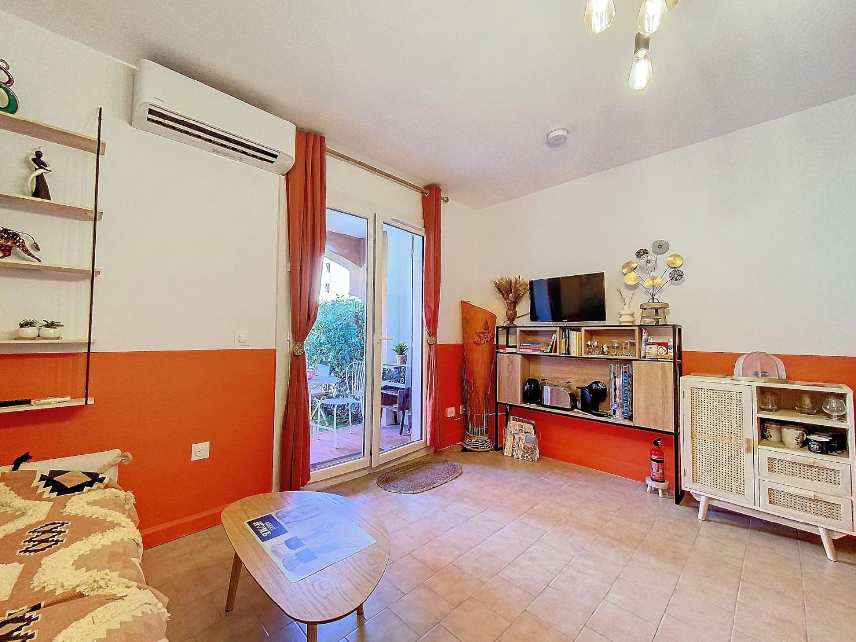 Cosy, Wi-fi, Jardin & Parking, Jasmins Entre Cannes Et Antibes Apartment